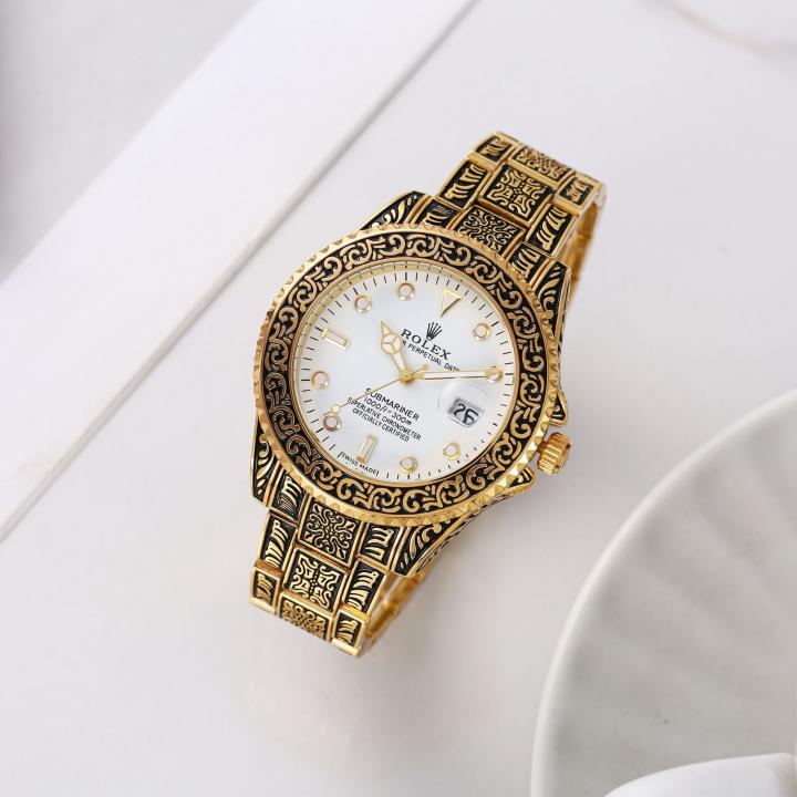 ROLEX VINTAGE WITH DATE WORKING (GOLD WHITE)