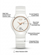 RADO JUBLIE WHITE CERAMIC EDITION