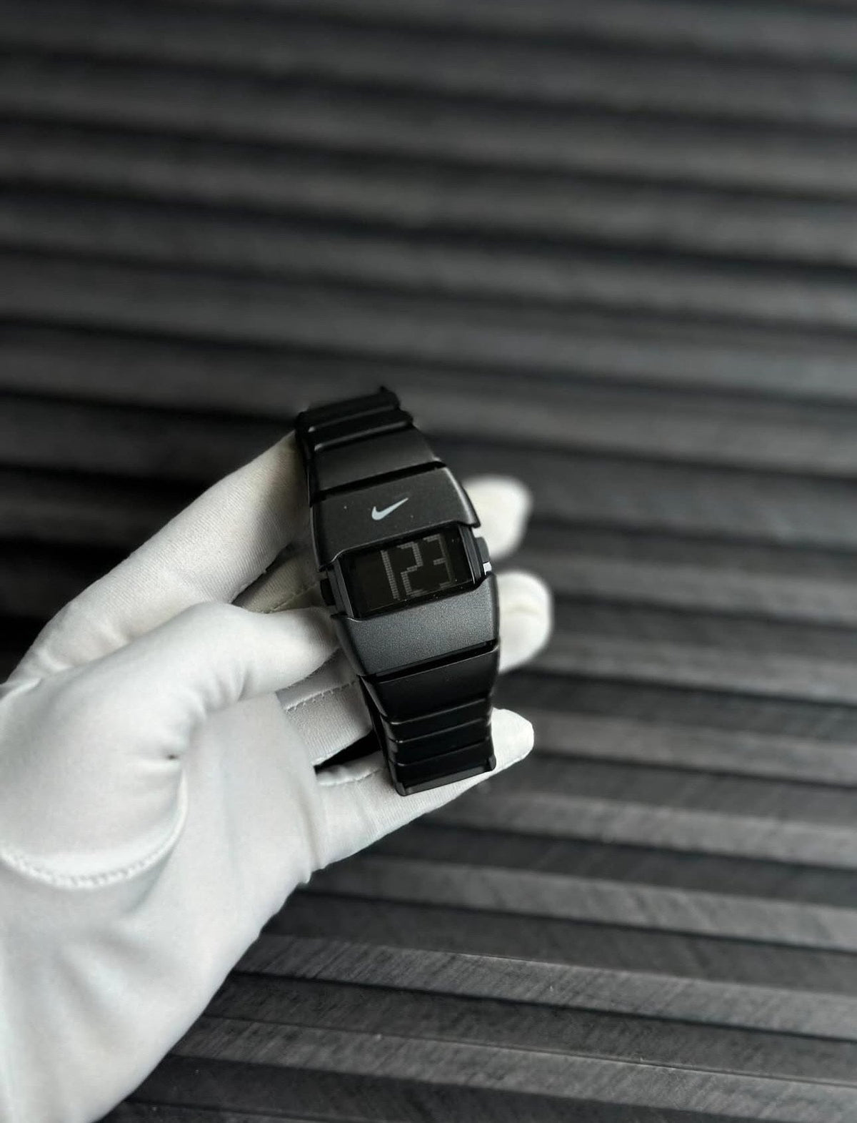 NIKE WATCH DIGITAL BLACK (CARBONATE FIBER)