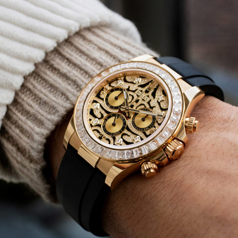 ROLEX EYE OF TIGER CHRONOGRAPH WATCH (GOLD)