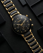 RADO CENTRIX CHRONOGRAPH BLACK-GOLD