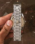 ROLEX ARABIC DIAMOND SILVER
