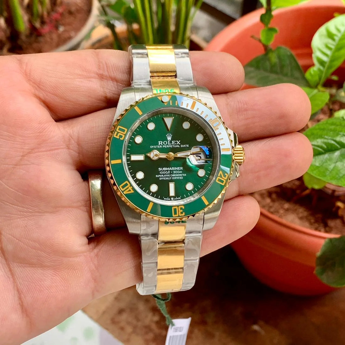 ROLEX SUBMARINER DUALTONE GREEN (CELL MODEL)