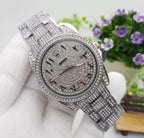 ROLEX ARABIC DIAMOND SILVER