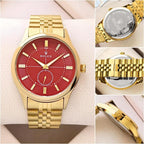 ROLEX GOLD TONE STAINLESS STEEL WATCH