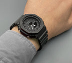 G SHOCK CASIO GA-2100-1A1 ANALOG-DIGITAL WITH ORIGINAL BOX