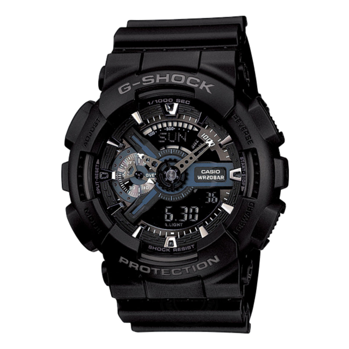 G SHOCK CASIO GA-110-1BDR ANALOG-DIGITAL WITH ORIGINAL BOX