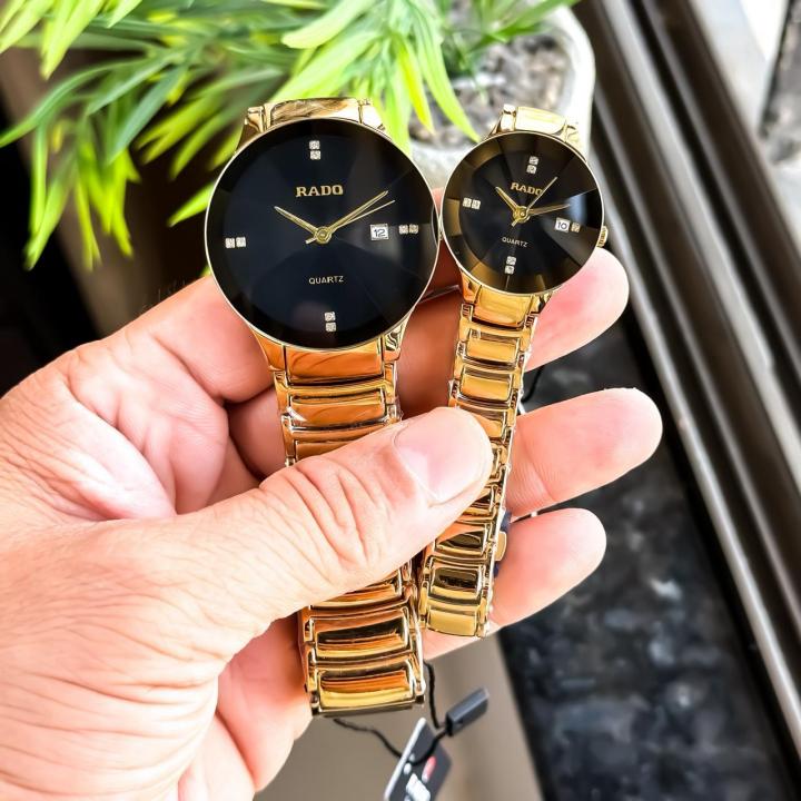 RADO COUPLE GOLD BLACK