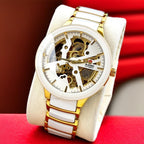 RADO CENTRIX GOLD WHITE AUTOMATIC OPEN HEART