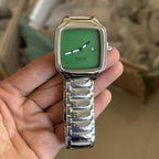 RADO TRUE SQUARE SILVER GREEN