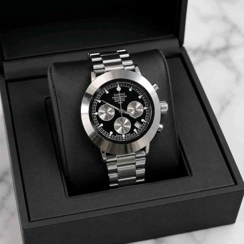 RADO DAISTAR SILVER BLACK  CHRONOGRAPH 153