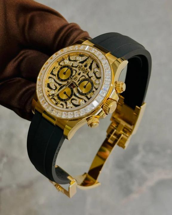 ROLEX EYE OF TIGER GOLD DIAMOND AT200