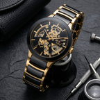 RADO CENTRIX BLACK GOLD AUTOMATIC OPEN HEART
