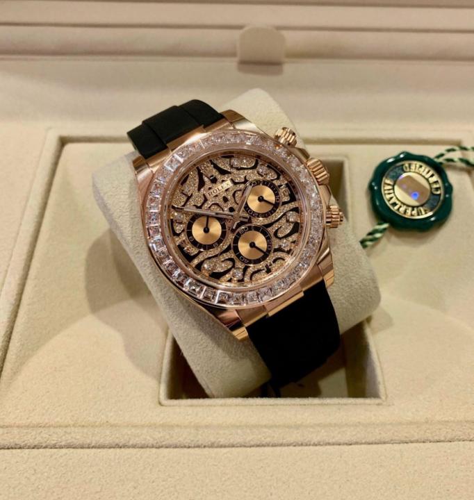 ROLEX EYE OF TIGER ROSE GOLD DIAMOND AT200
