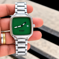 RADO TRUE SQUARE SILVER GREEN