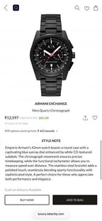 ARMANI EXCHANGE CD TEXTURE STORE ARTICLE