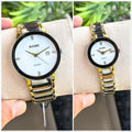 RADO COUPLE SILVER GOLD WHITE