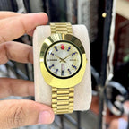 RADO DIASTAR MENS GOLD WHITE