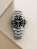 ROLEX SUBMARINER SILVER BLACK (AUTOMATIC)