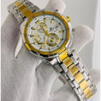 EDIFICE CASIO CHRONOGRAPH WATCH (SILVER GOLD)