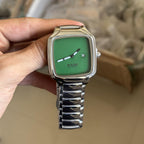 RADO TRUE SQUARE SILVER GREEN