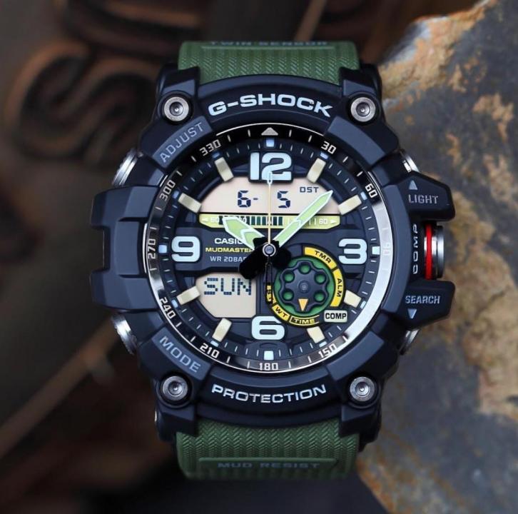 G SHOCK MUD MASTER GG - 1000 ANALOG-DIGITAL WATCH WITH ORIGINAL BOX