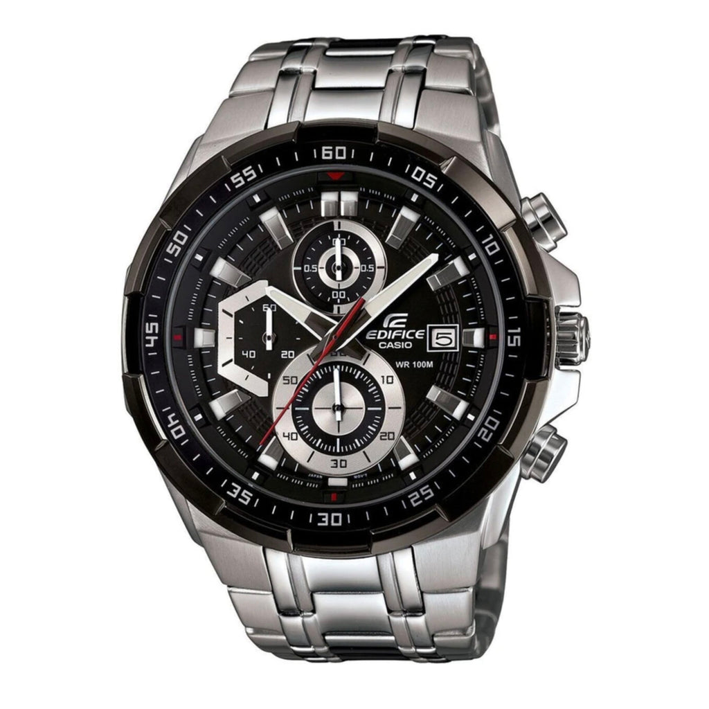 EDIFICE CASIO CHRONOGRAPH WATCH (SILVER BLACK)